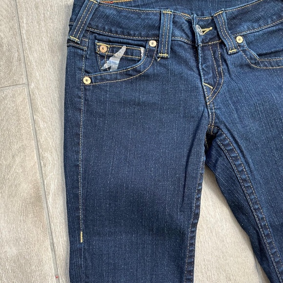 (New) True Religion World Tour Jeans Women's Dark Wash Skinny Denim Size 29 NWOT - Picture 9 of 16
